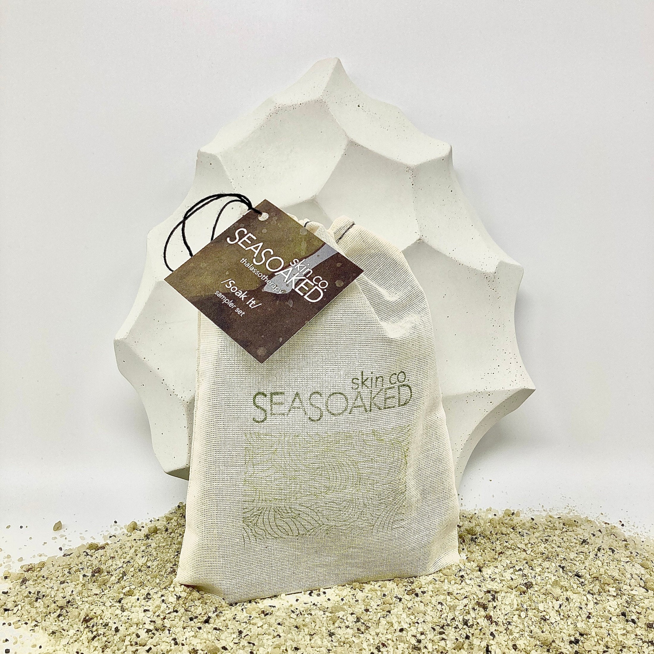 Soak it Sampler set for your Seaweed Skincare.
