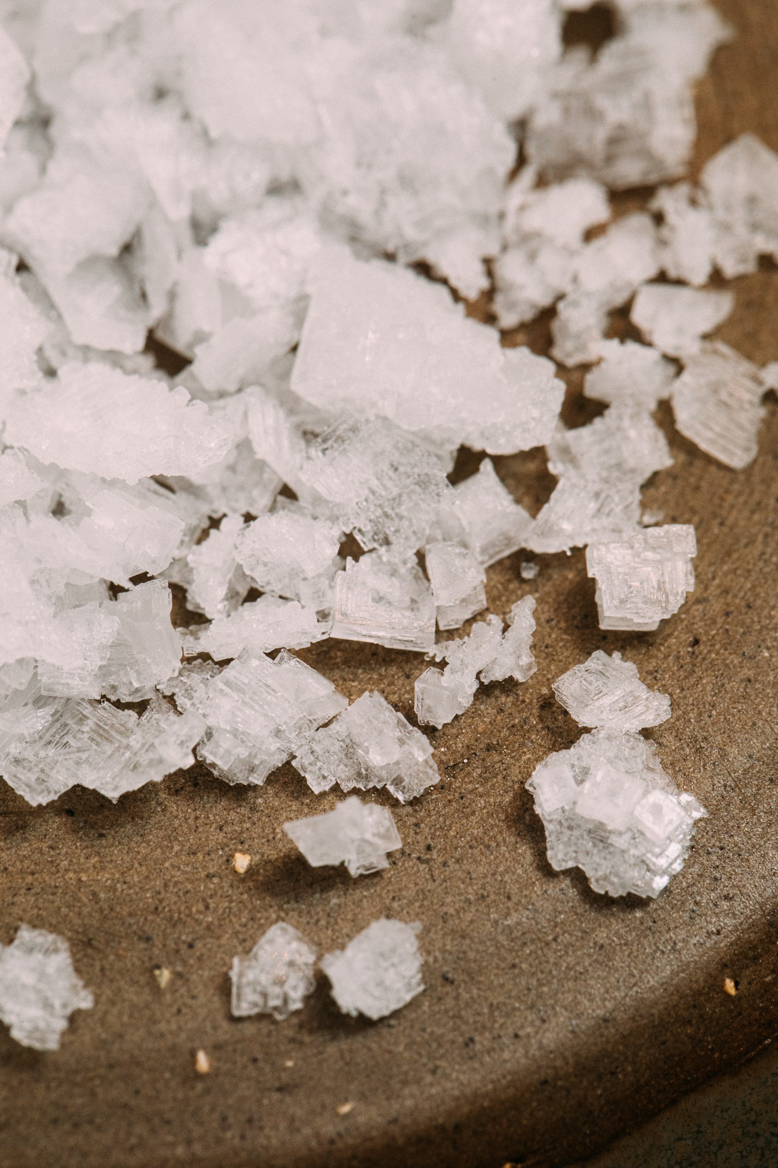 Close up of sea salt